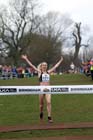 Gemma Steel (Leicestershire) wins the Senior Womens McCain Inter Counties Cross Country, Cofton Park, Birmingham.